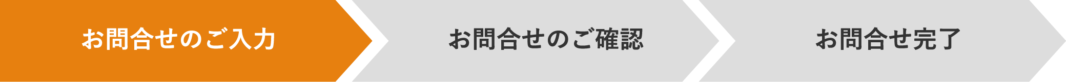 お問合せのご入力